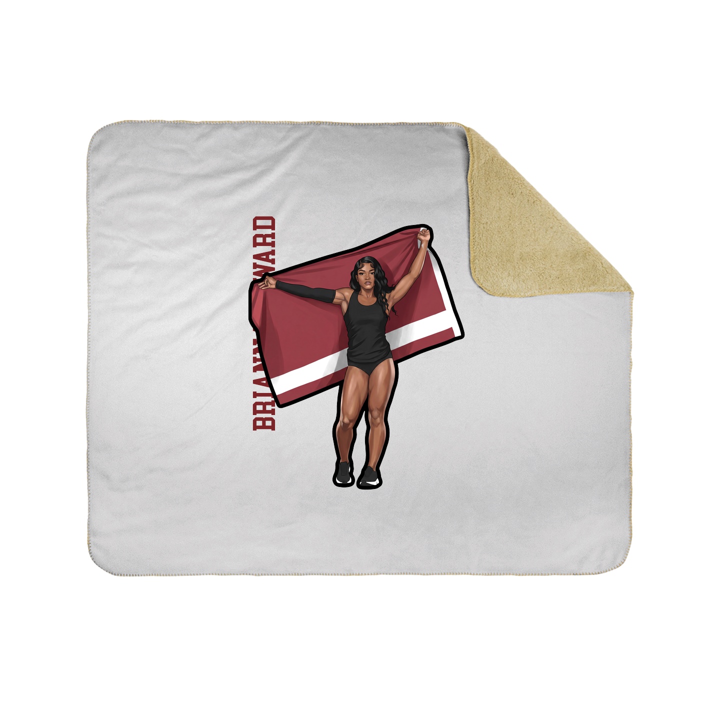 50x60 Sherpa Lined Throw Blanket