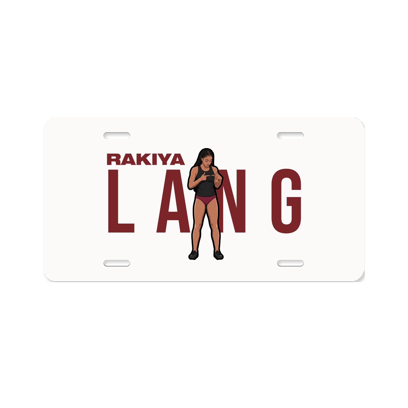 License Plate — Player Name in Classic