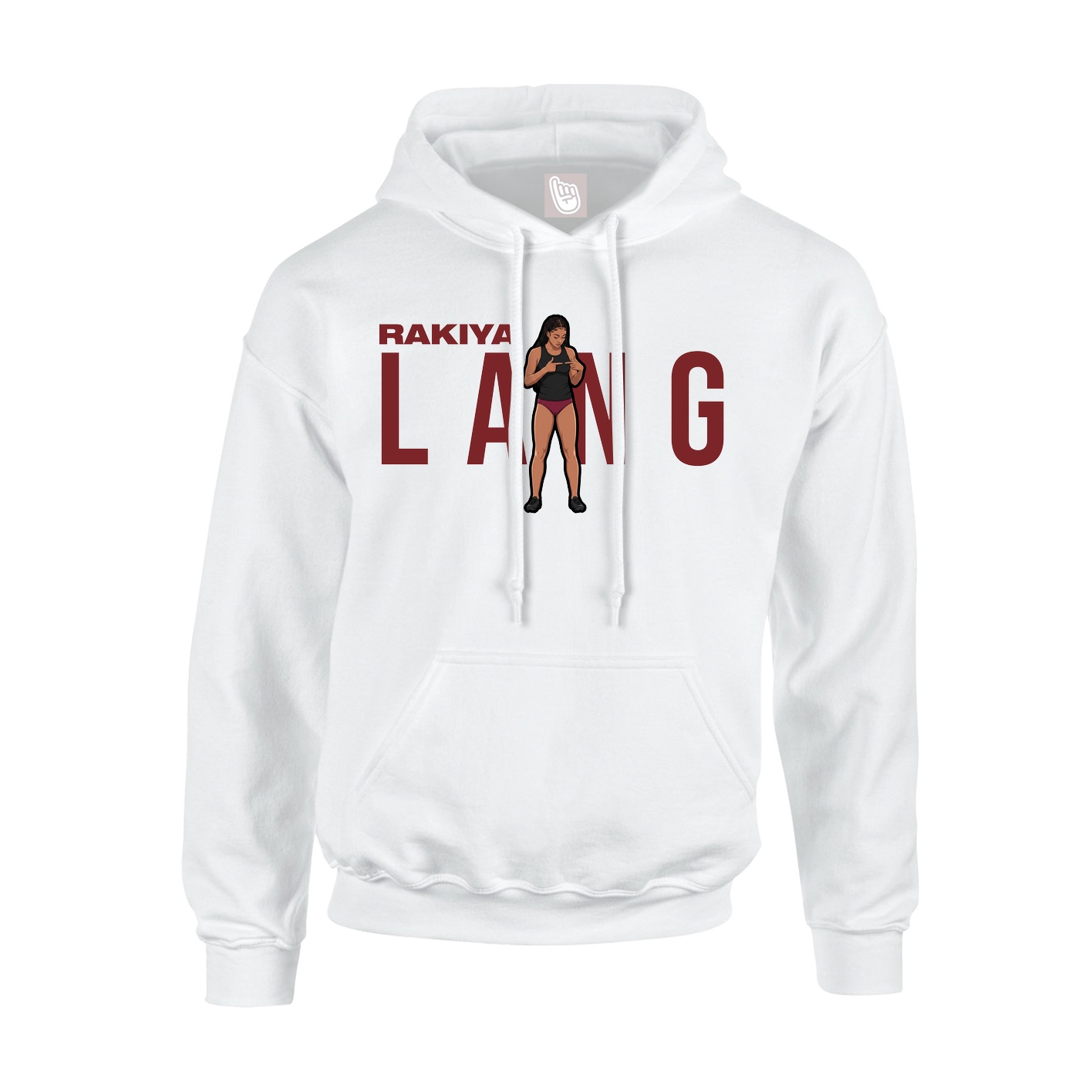 Youth Hoodie — Player Name in White