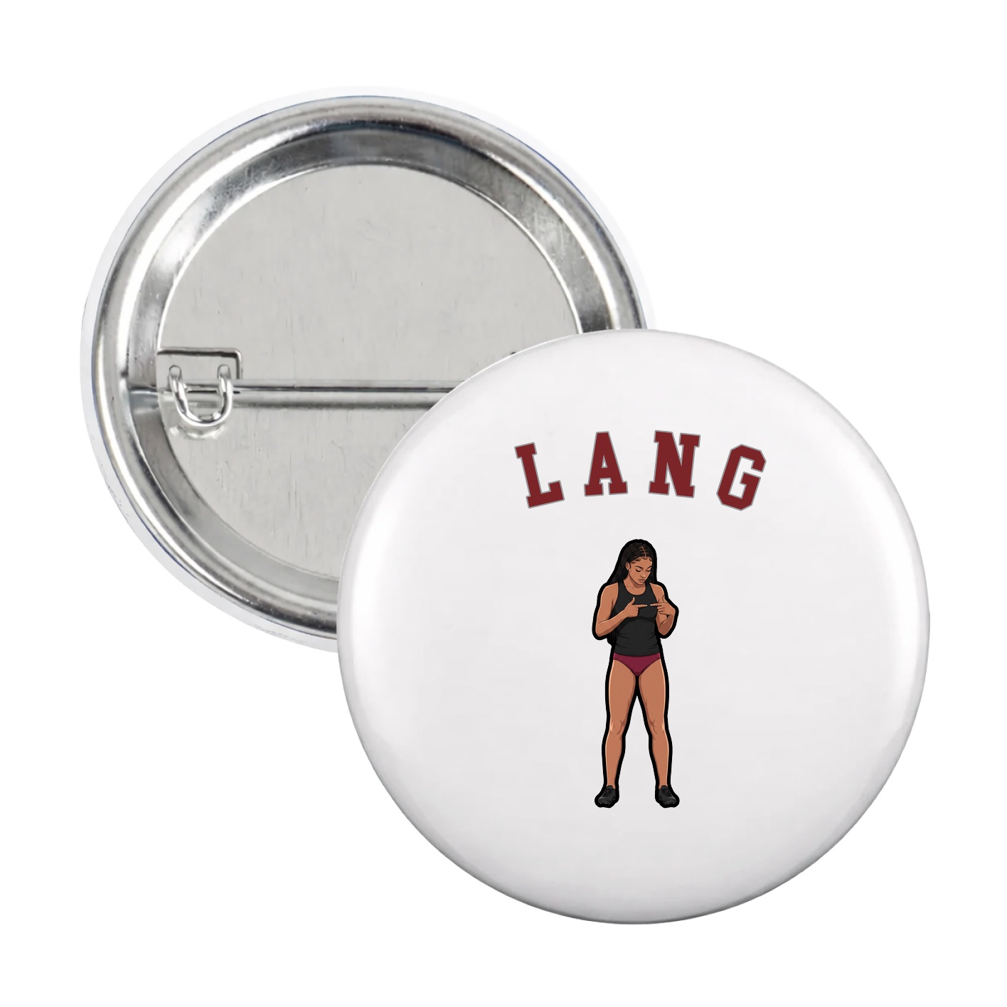 Game Day Button — Shirsey Arch in White