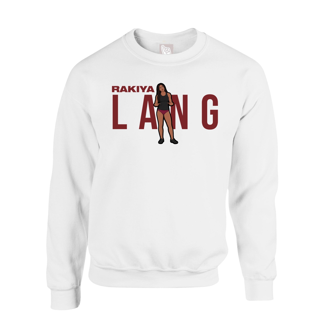 Fleece Crew — Player Name in White