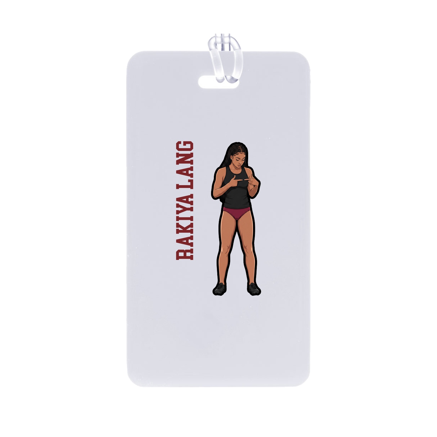 Bag Tag — Name Vertical in Classic