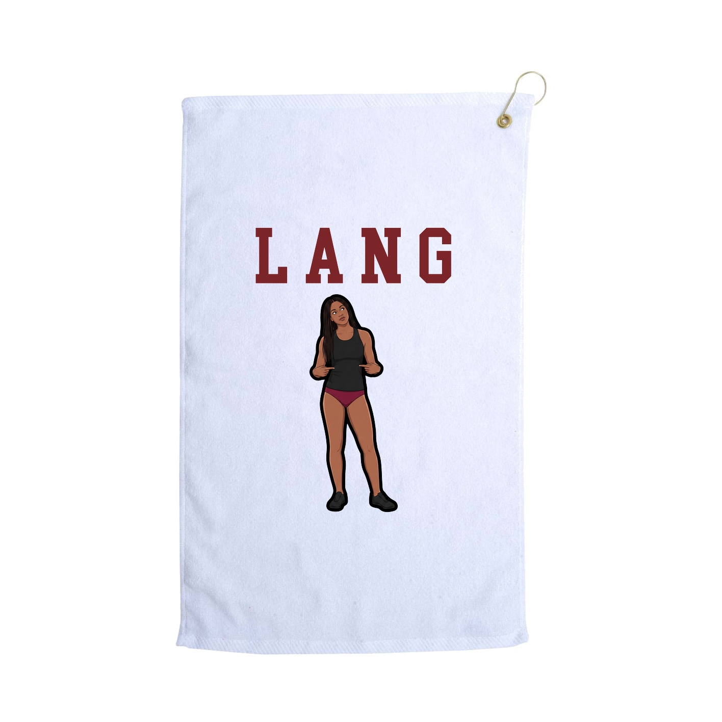 Golf Towel — Shirsey in White