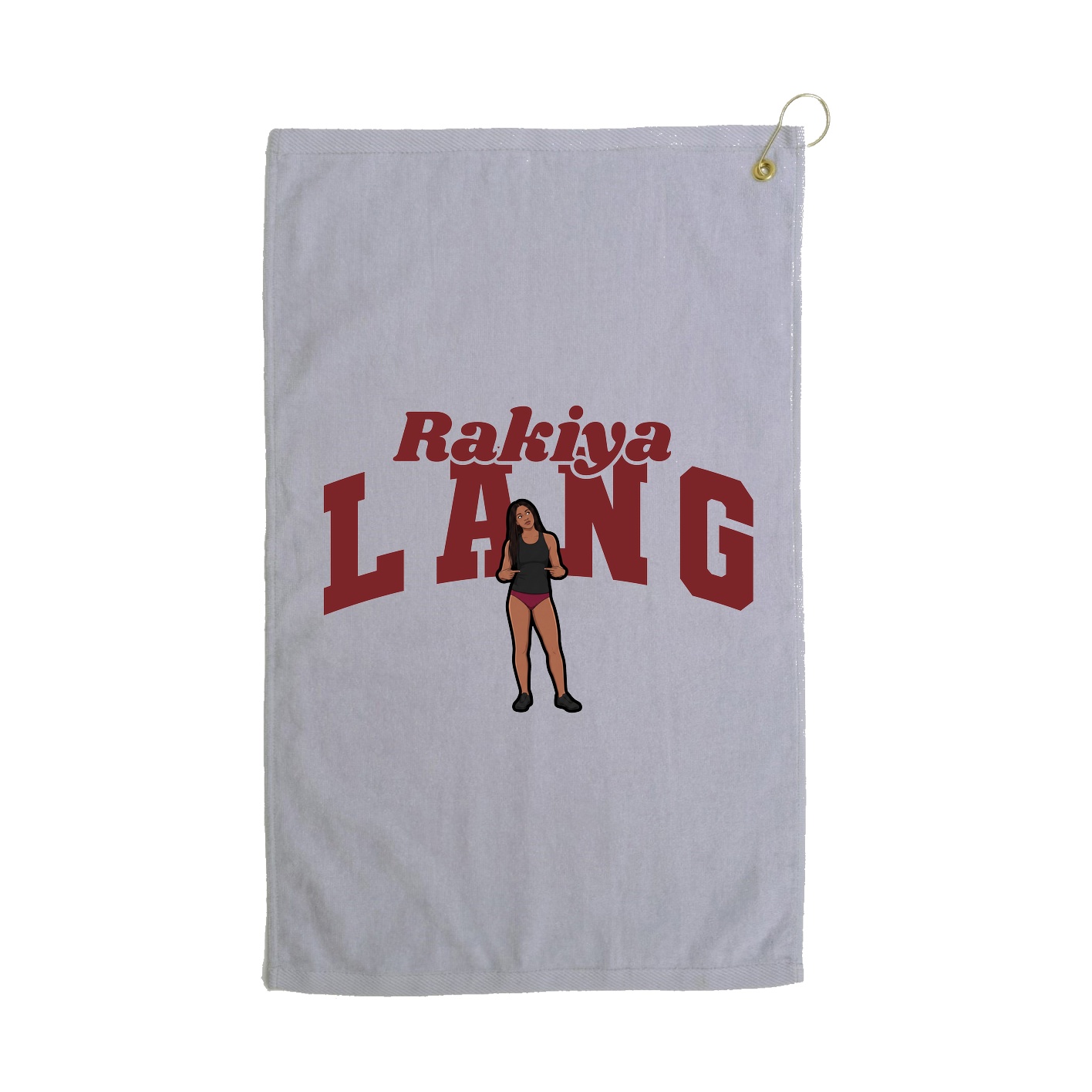 Golf Towel — Signature Arch in Grey