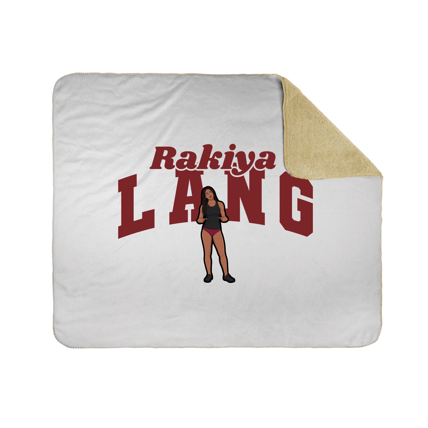 Throw Blanket — Signature Arch in White