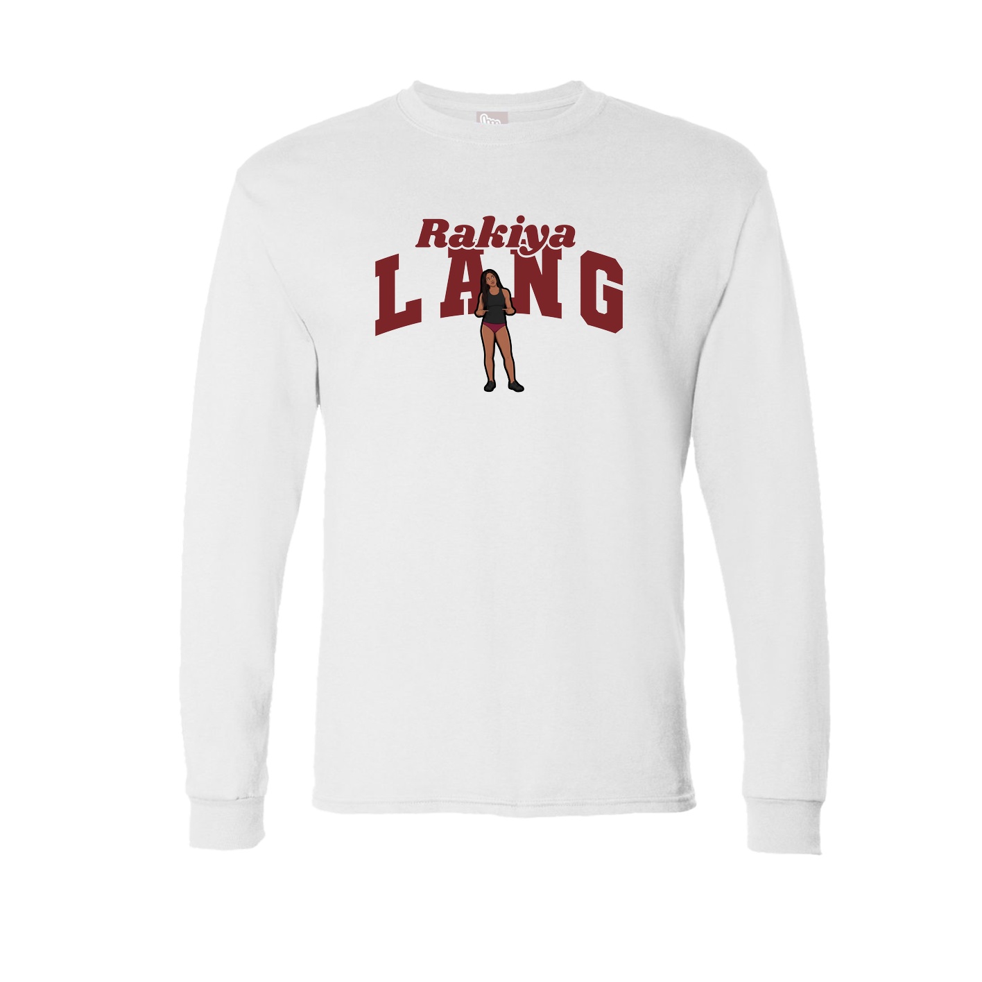 Long Sleeve Tee — Signature Arch in White