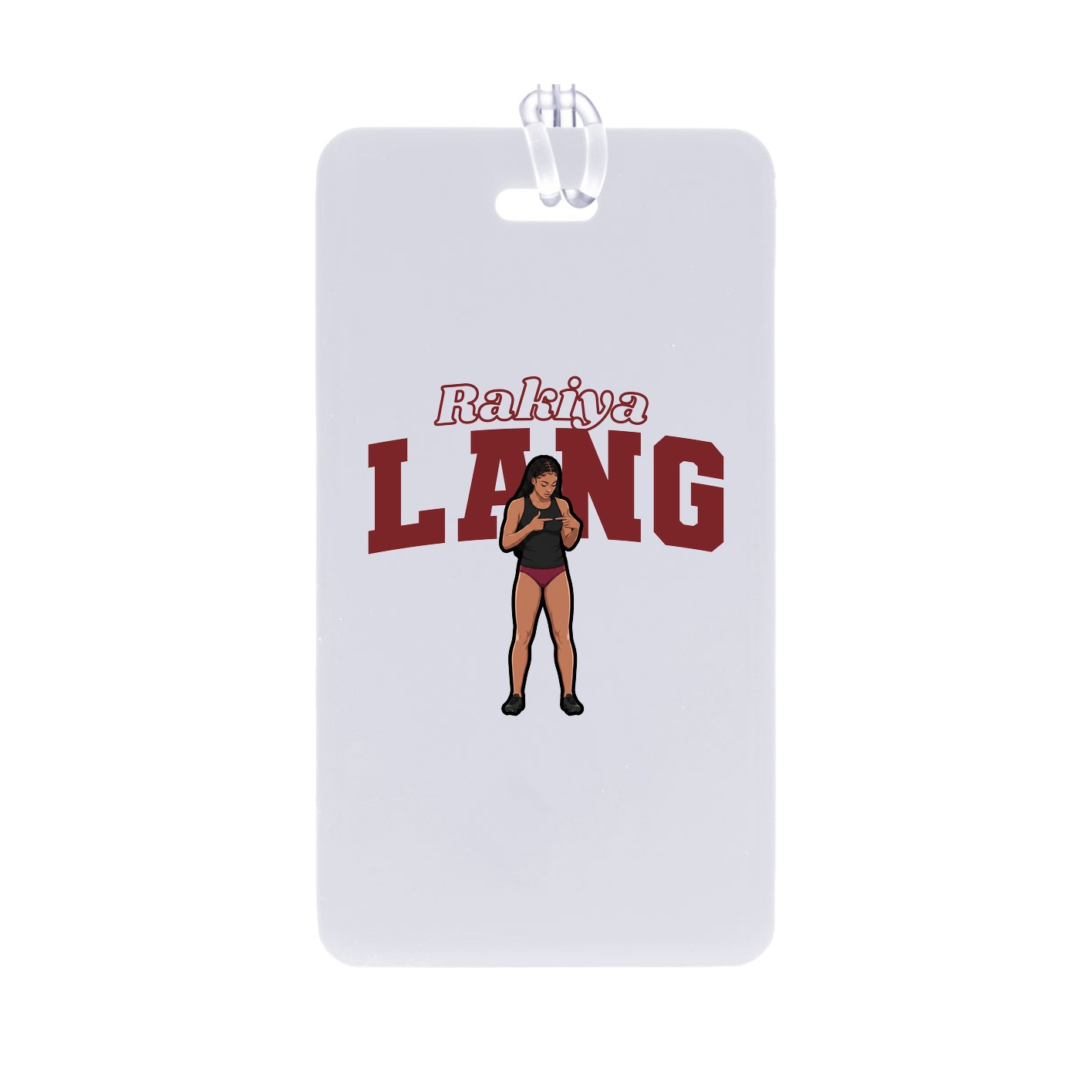 Bag Tag — Name Arch in Classic