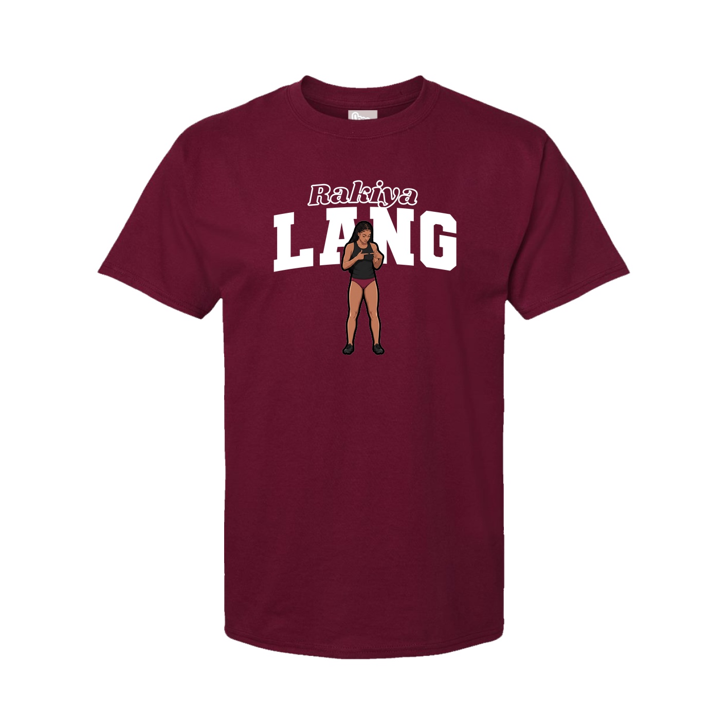 Youth Tee — Name Arch in Cardinal