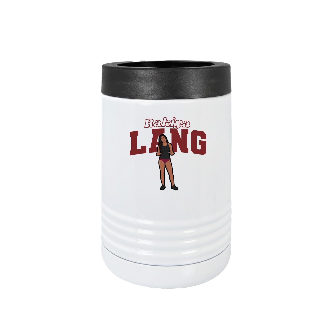 Beverage Holder — Name Arch in White