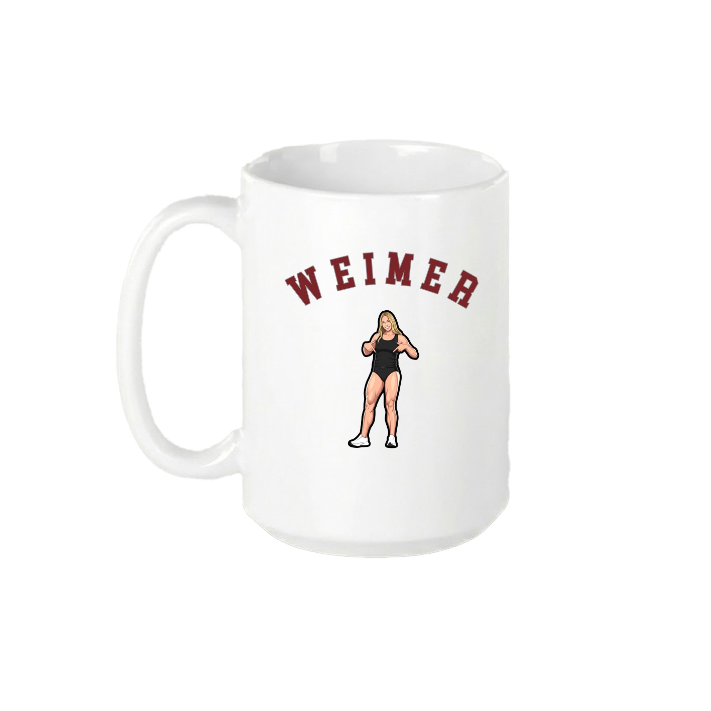 15oz Coffee Mug — Shirsey Arch in White