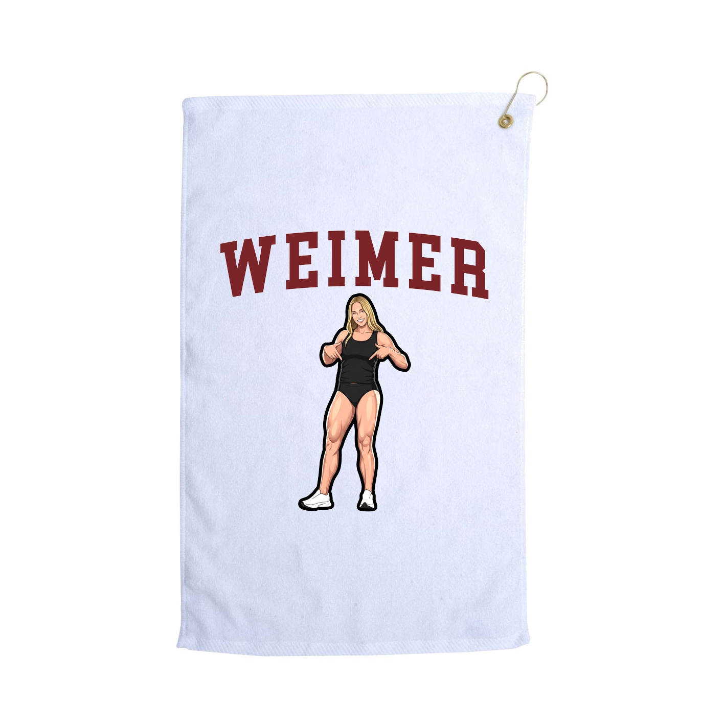 Golf Towel — Shirsey in White