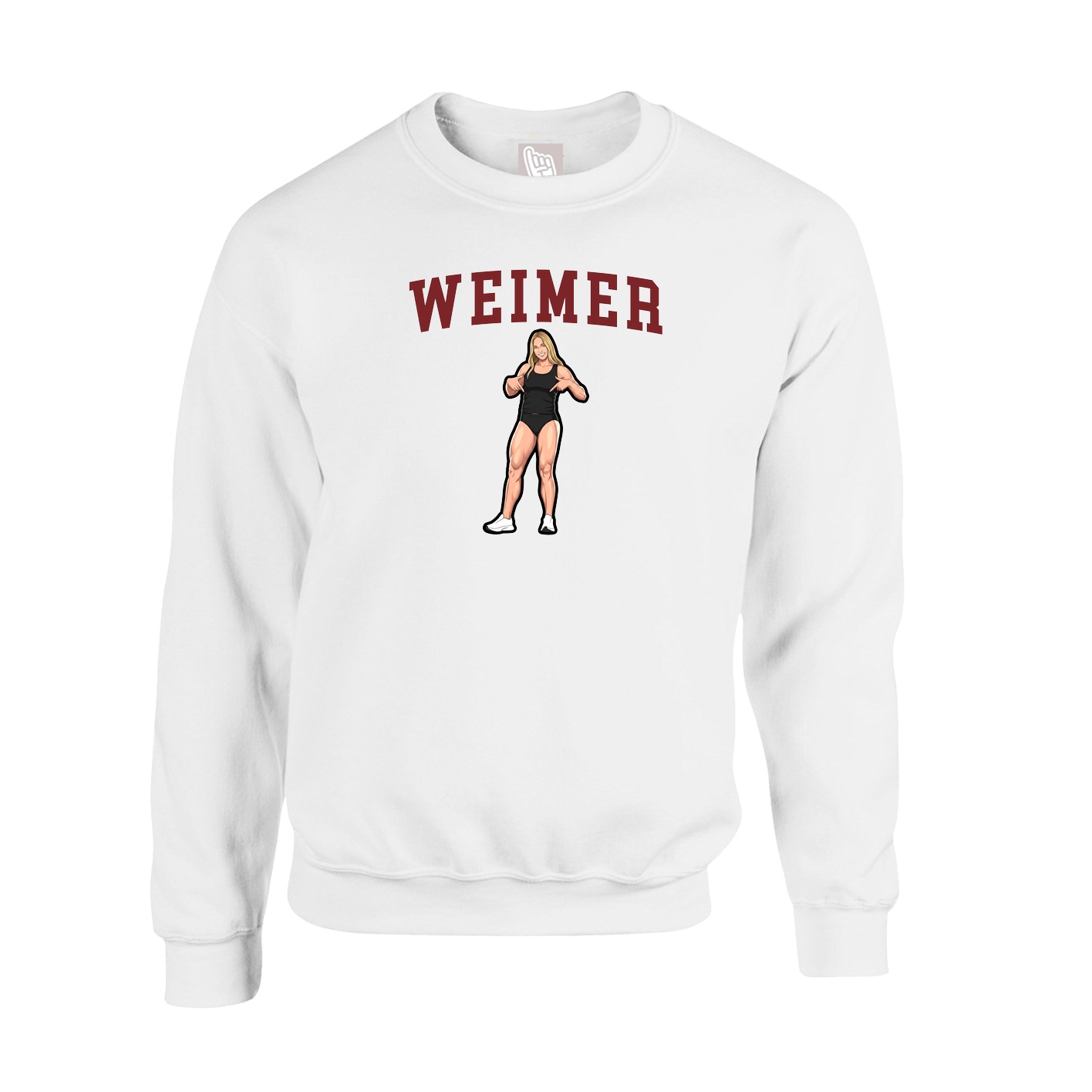 Fleece Crew — Shirsey in White