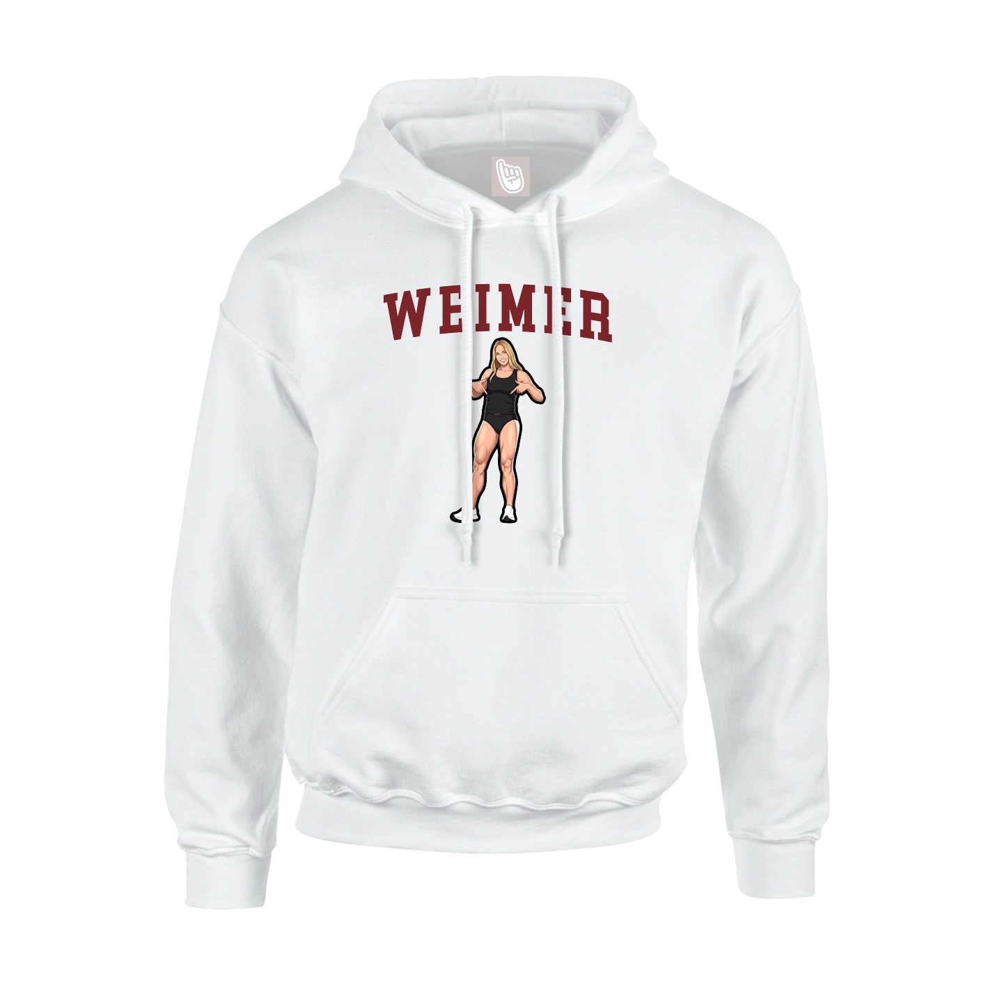 Youth Hoodie — Shirsey in White