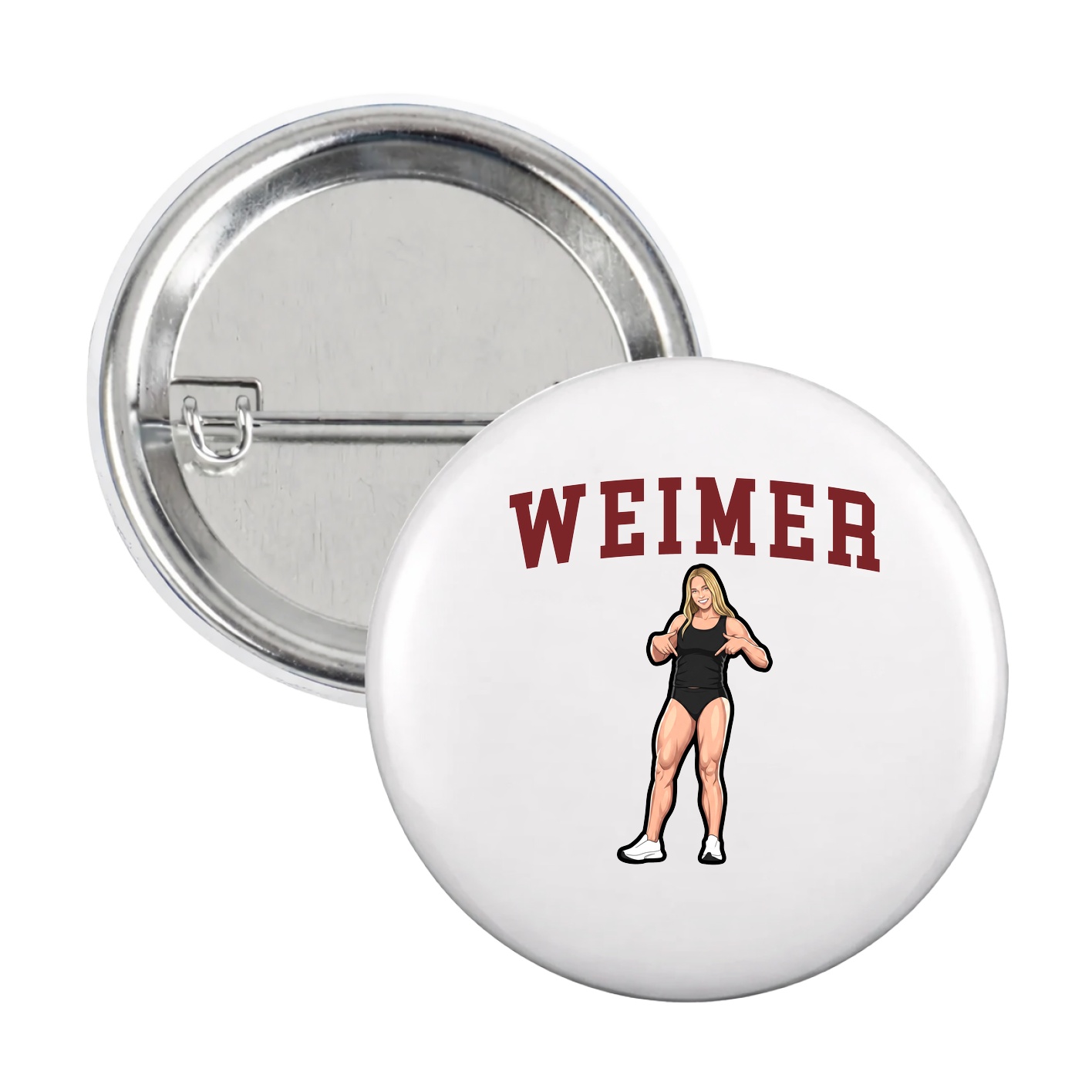 Game Day Button — Shirsey in White