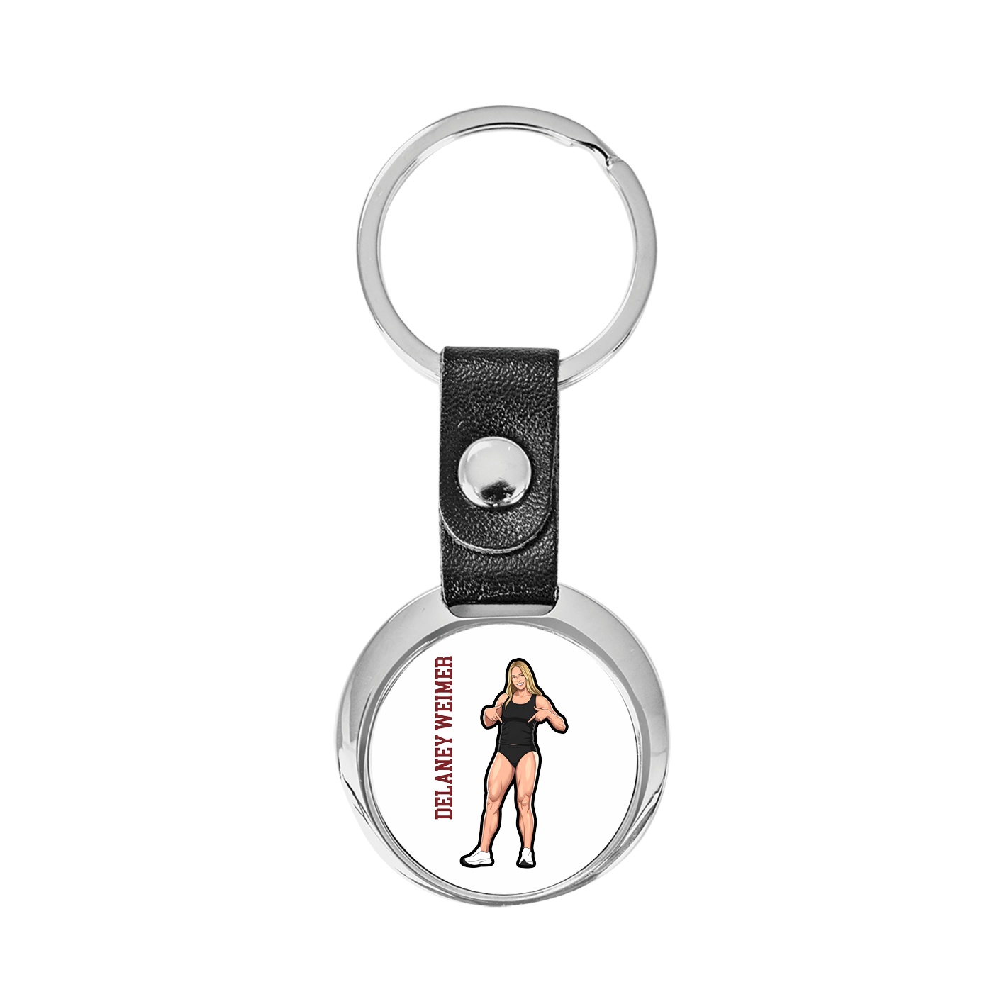 Key Chain — Name Vertical in Classic