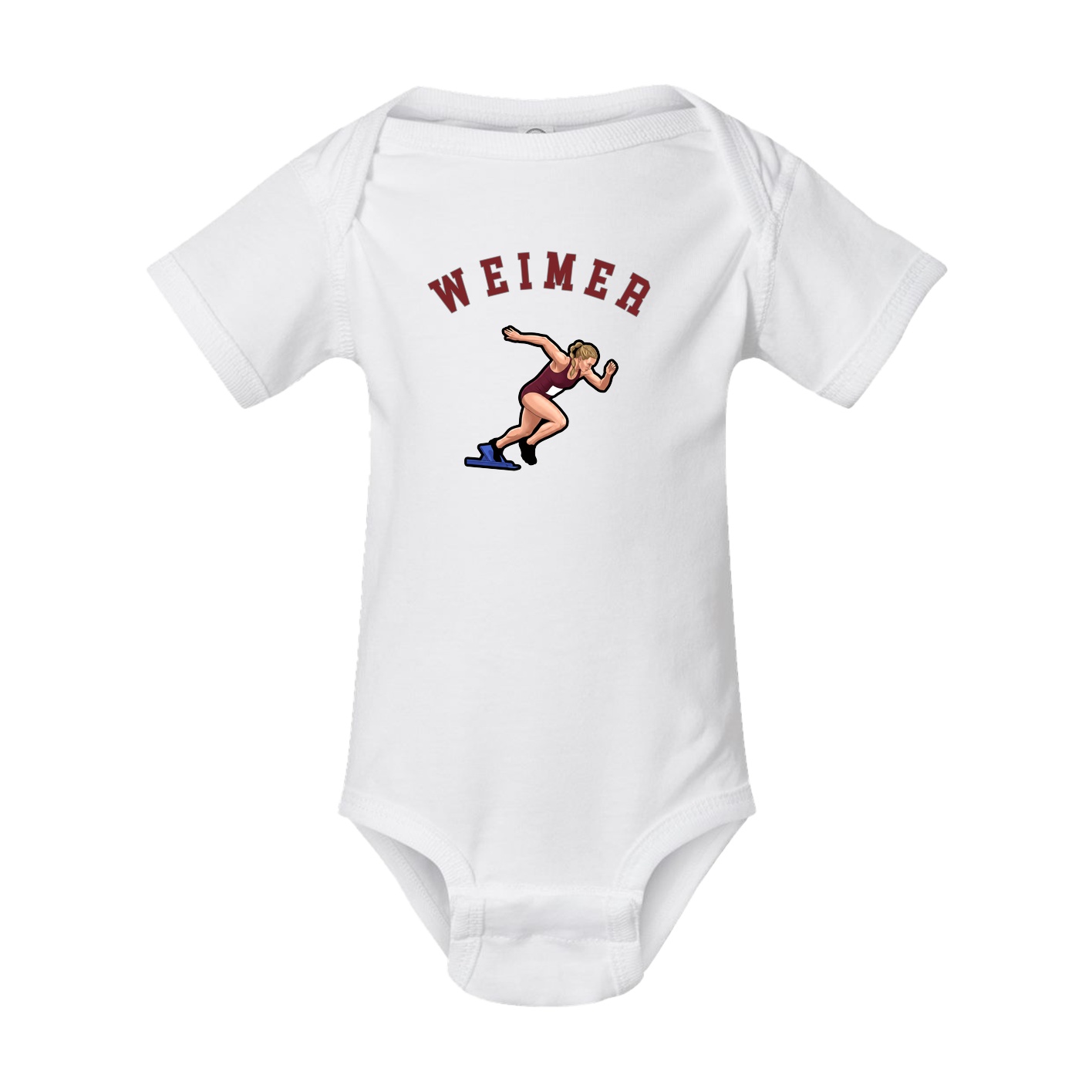 Baby Onesie — Shirsey Arch in White