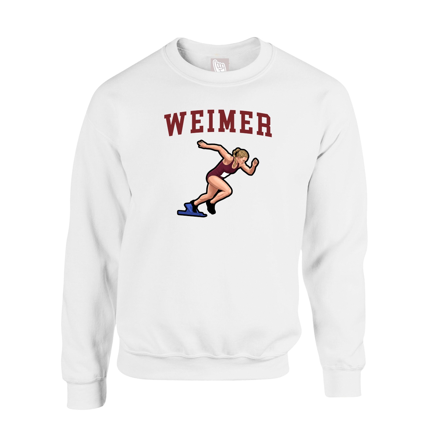 Fleece Crew — Shirsey in White