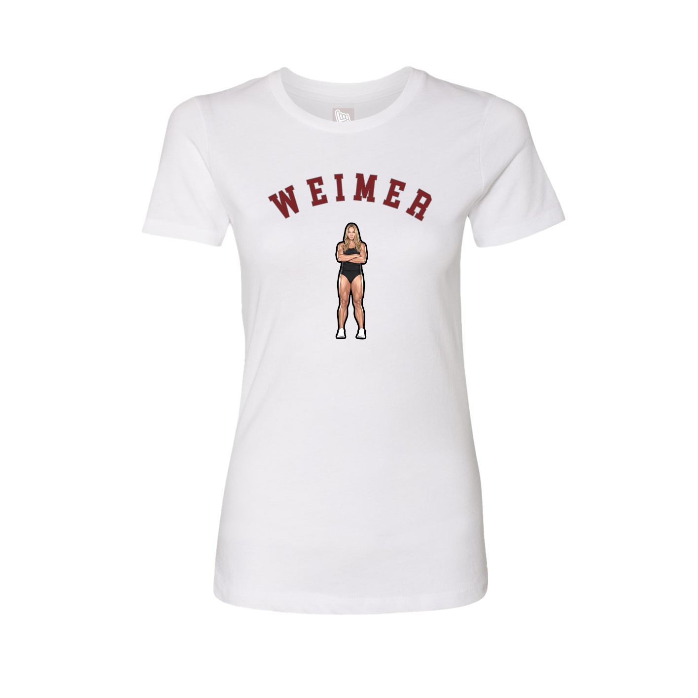 Womens Tee — Shirsey Arch in White