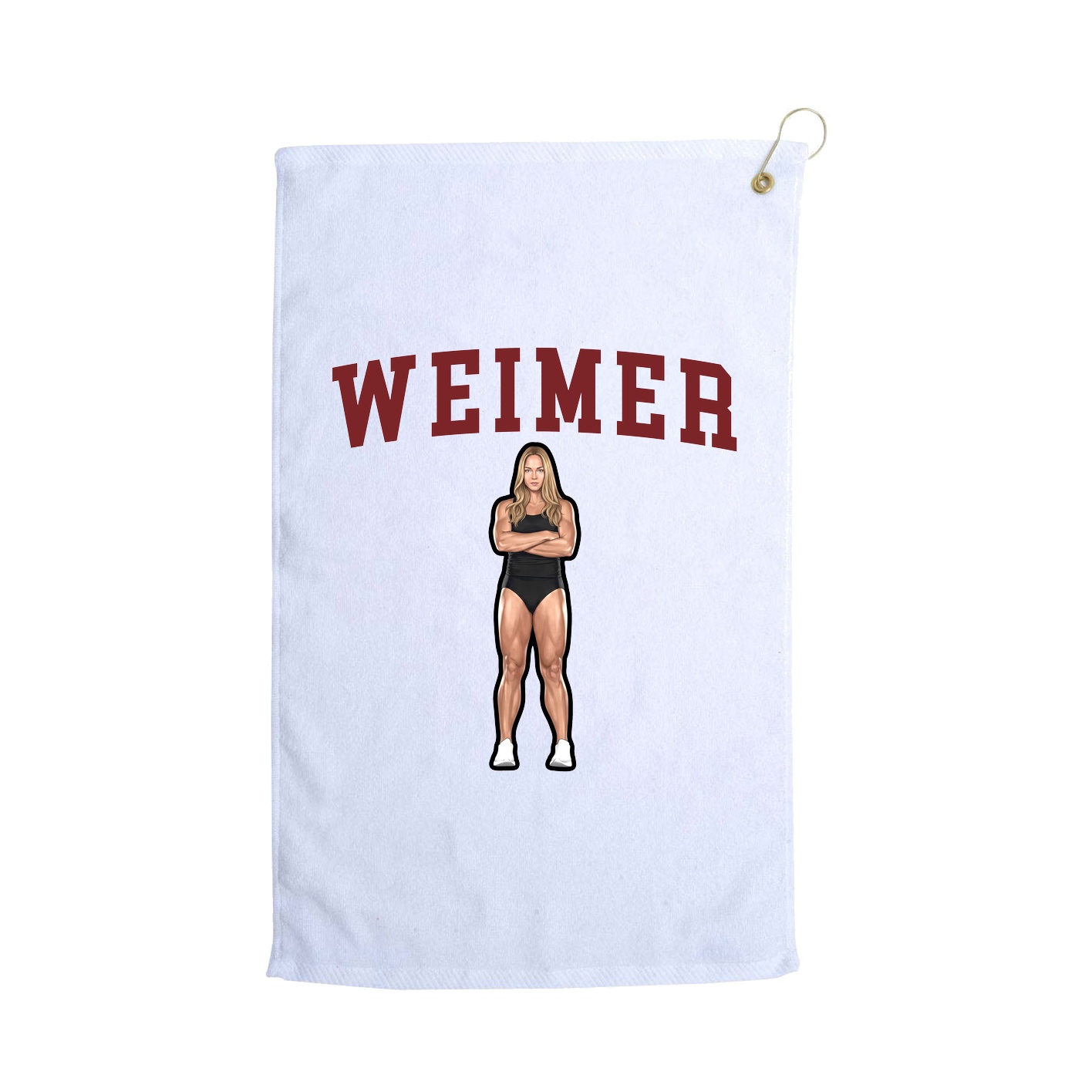 Golf Towel — Shirsey in White