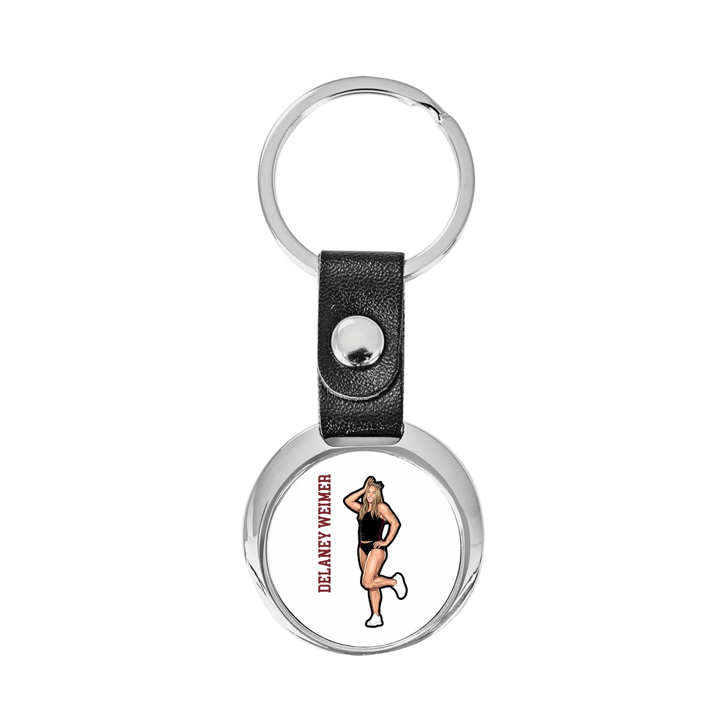 Key Chain — Name Vertical in Classic