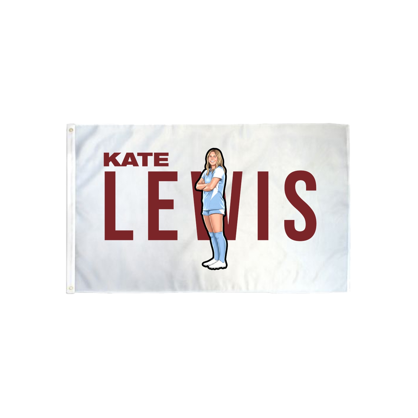 3x5 Flag — Player Name in Classic