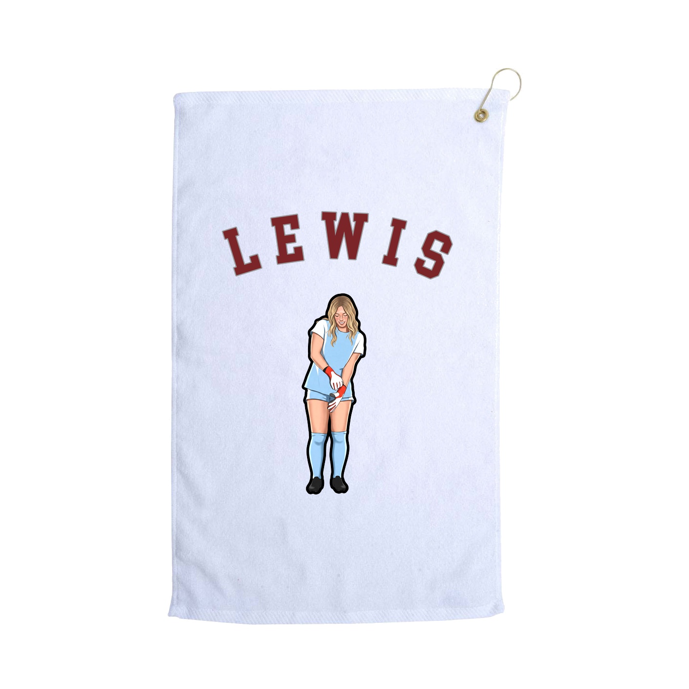 Golf Towel — Shirsey Arch in White