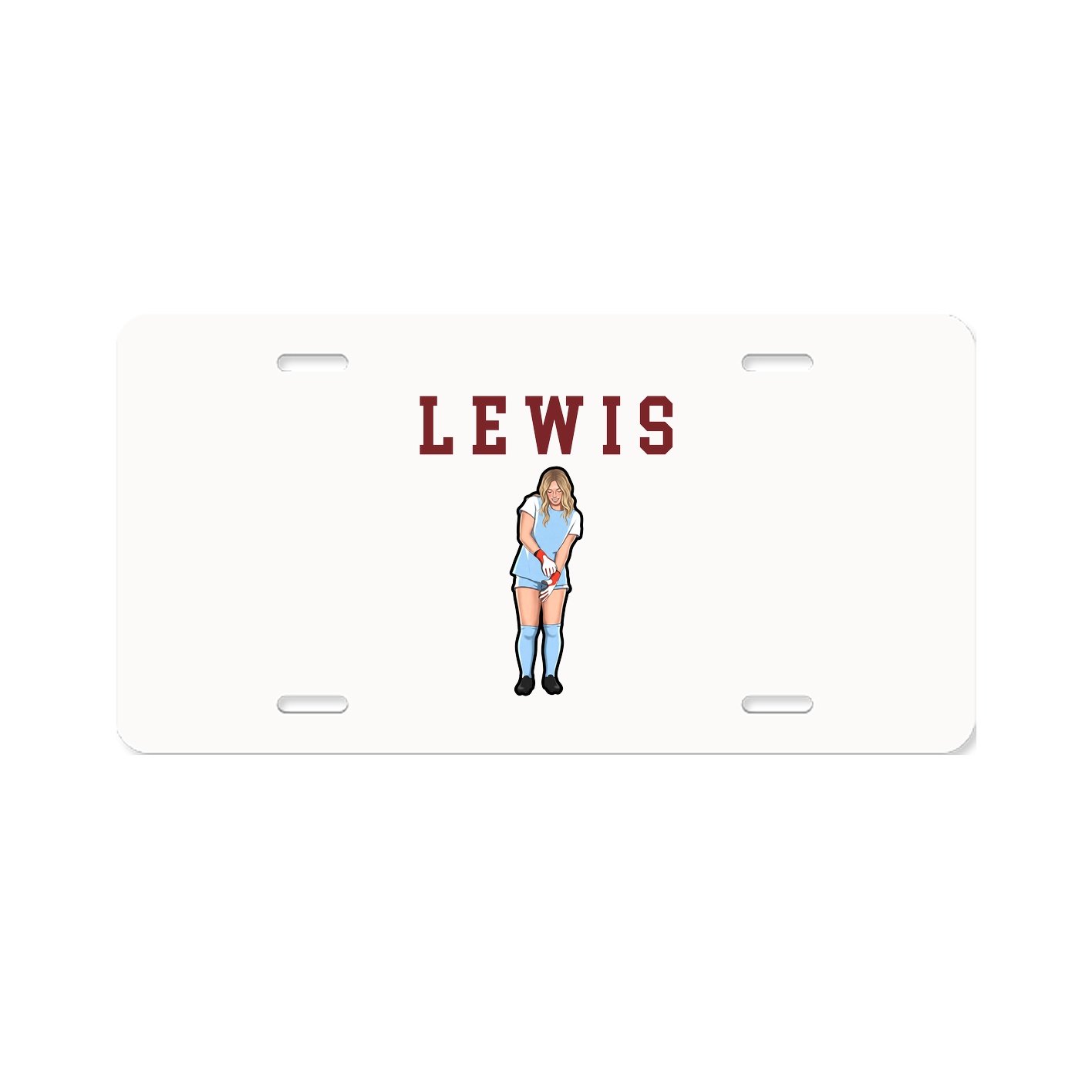 License Plate — Shirsey in Classic