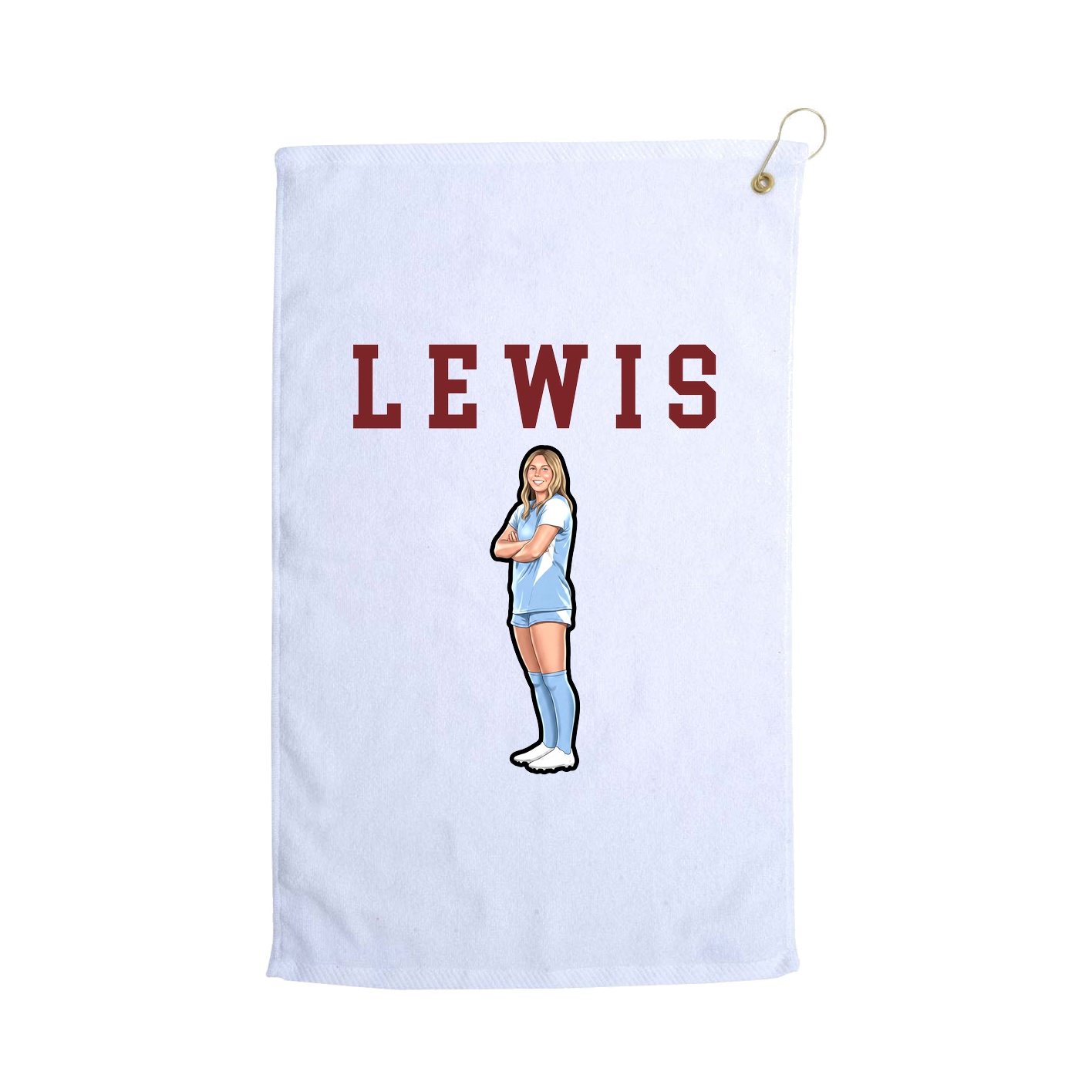 Golf Towel — Shirsey in White