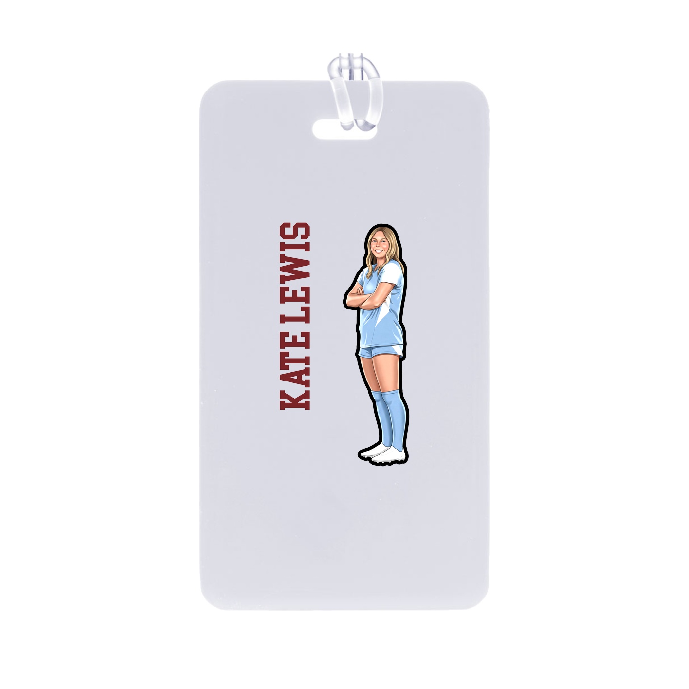 Bag Tag — Name Vertical in Classic