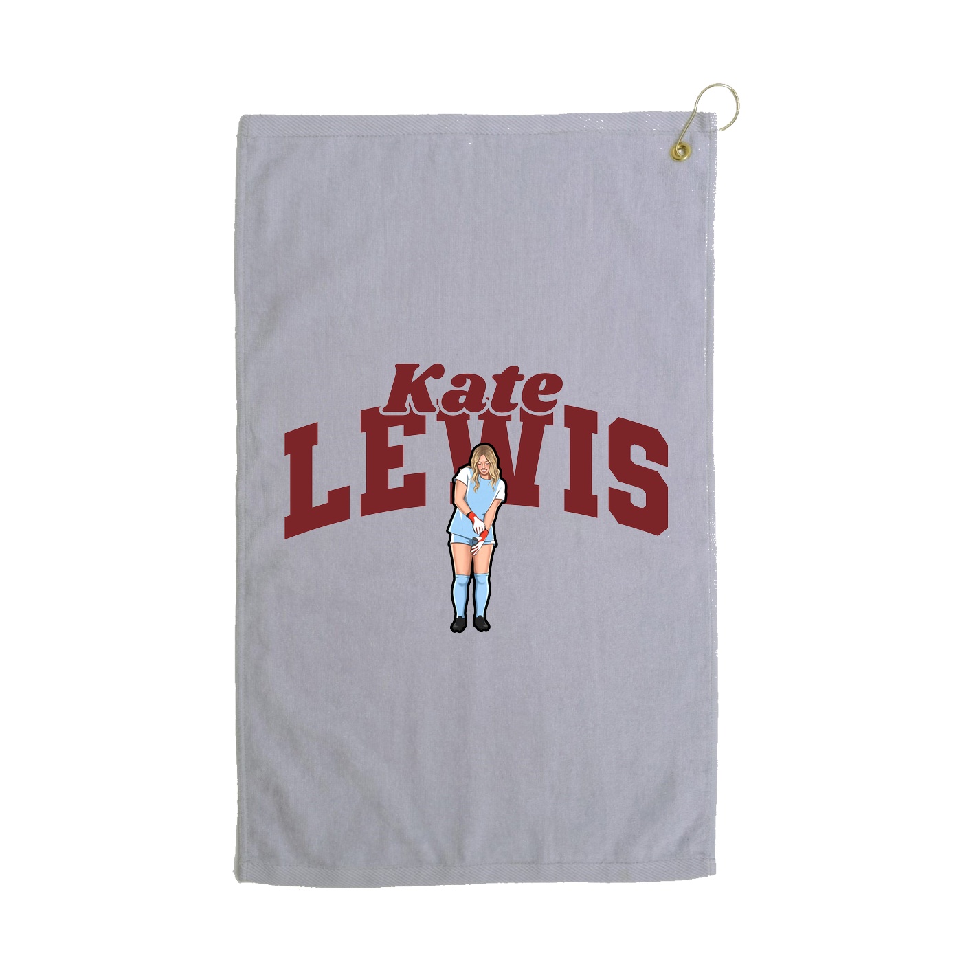 Golf Towel — Signature Arch in Grey
