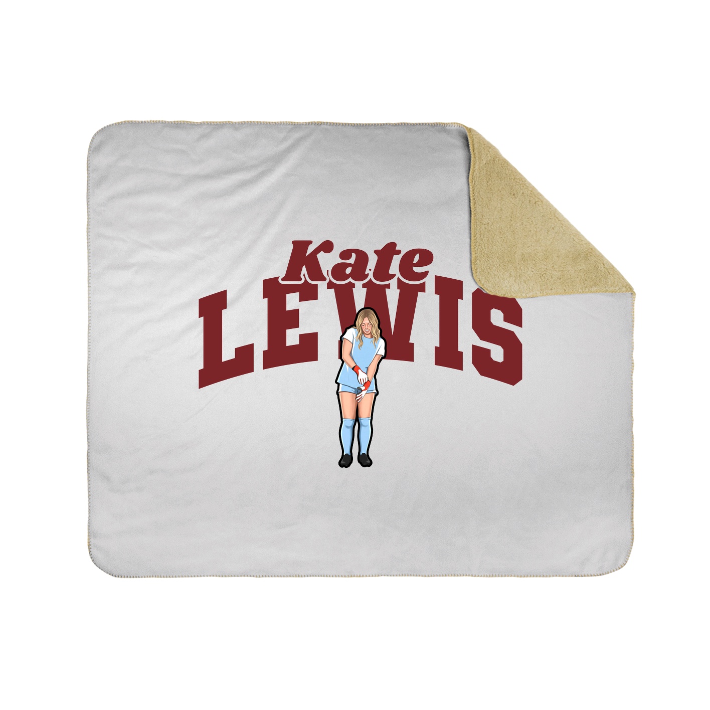 Throw Blanket — Signature Arch in White