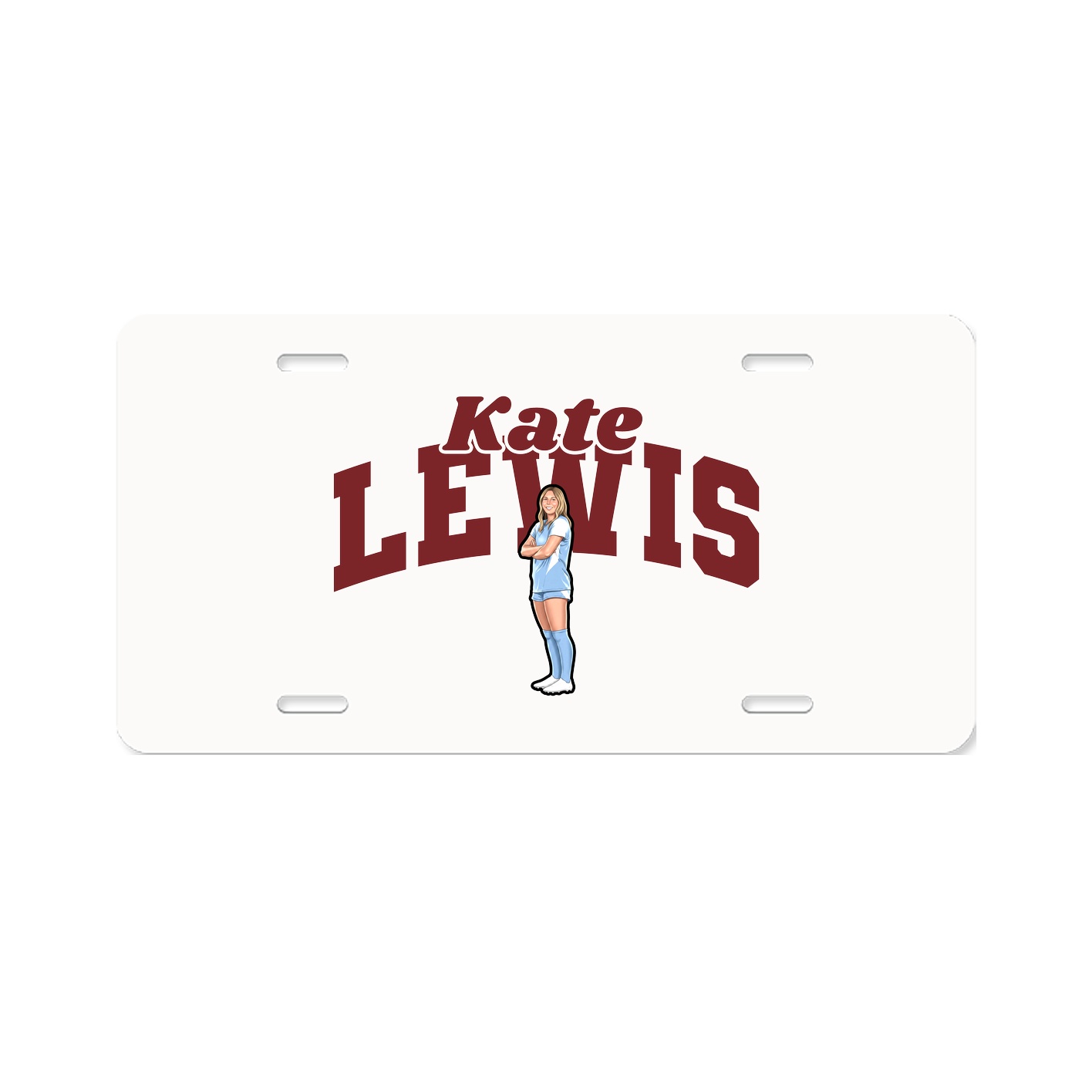 License Plate — Signature Arch in Classic
