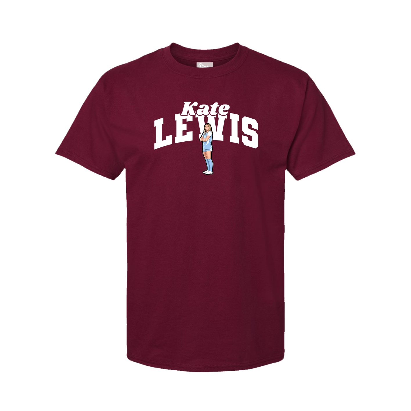 Tee — Signature Arch in Cardinal