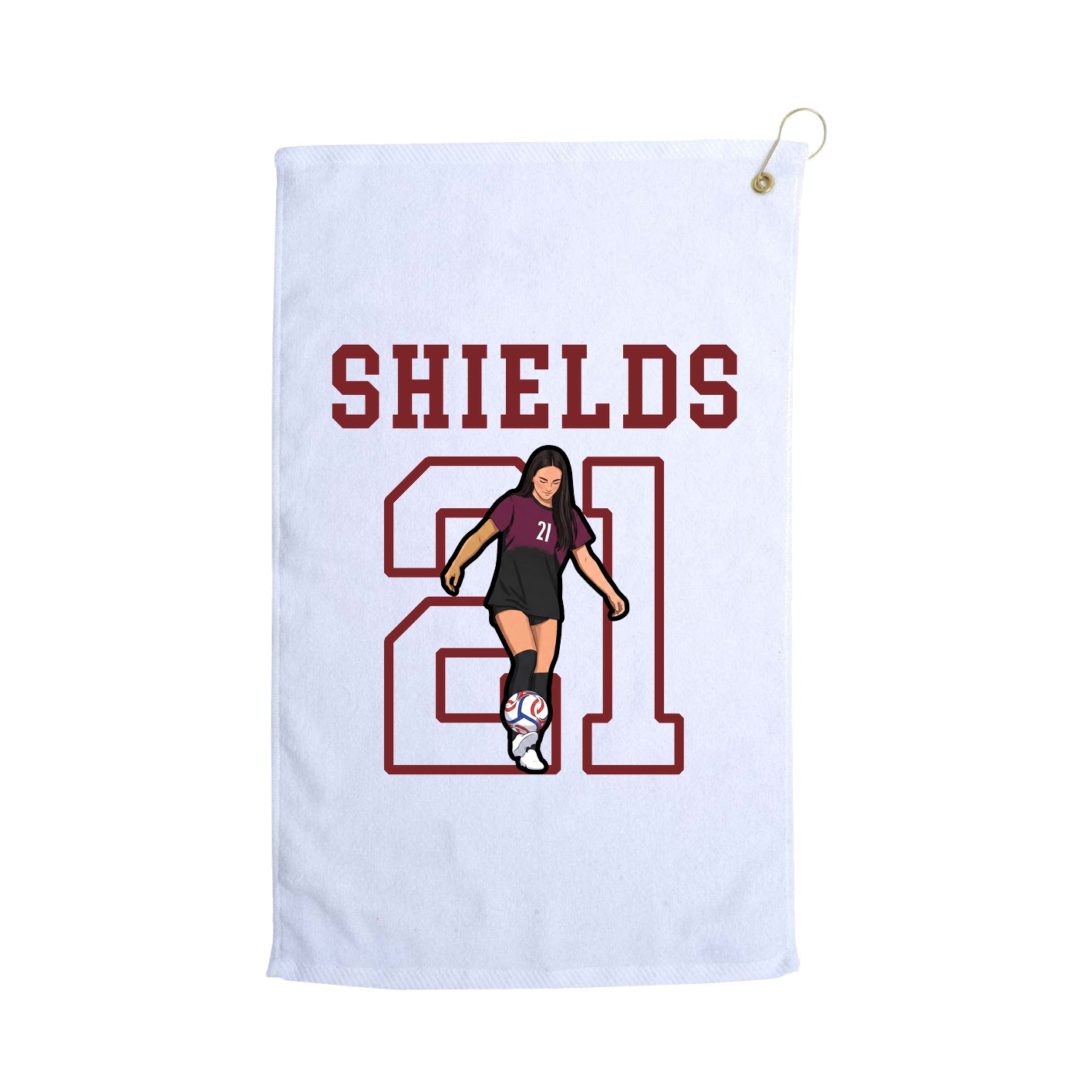 Golf Towel — Shirsey in White
