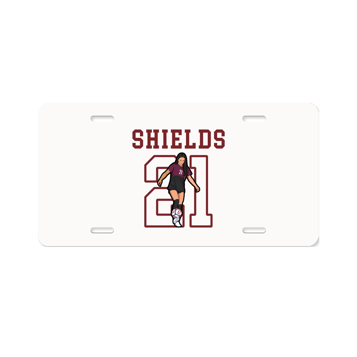 License Plate — Shirsey in Classic