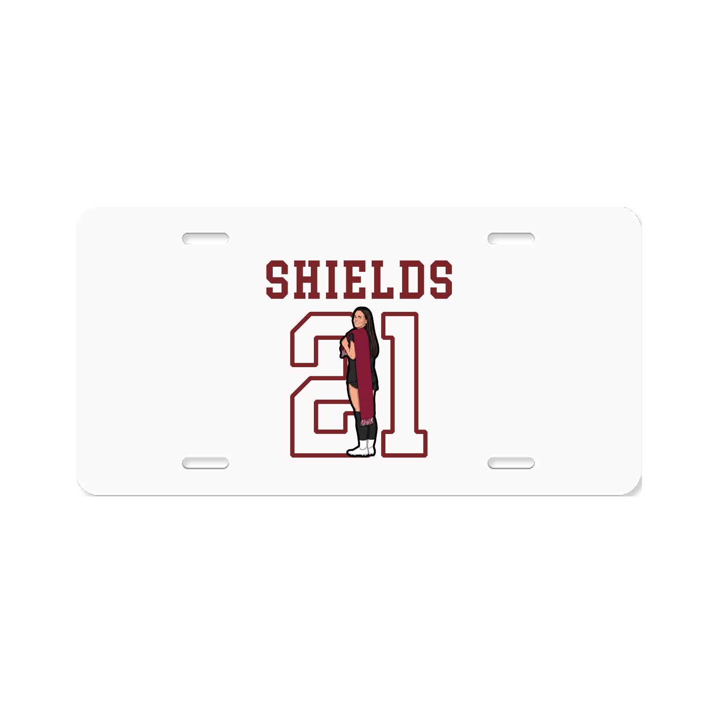 License Plate — Shirsey in Classic