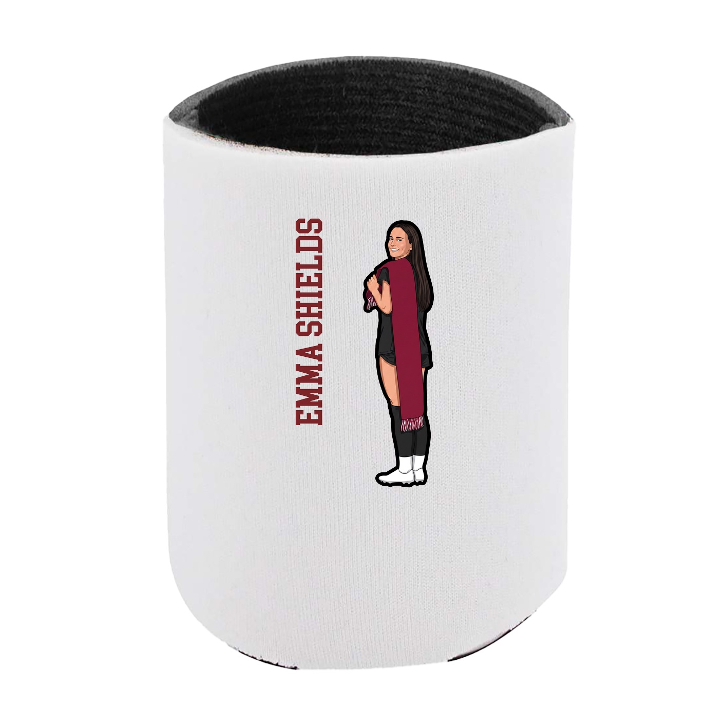 Can Holder — Name Vertical in White