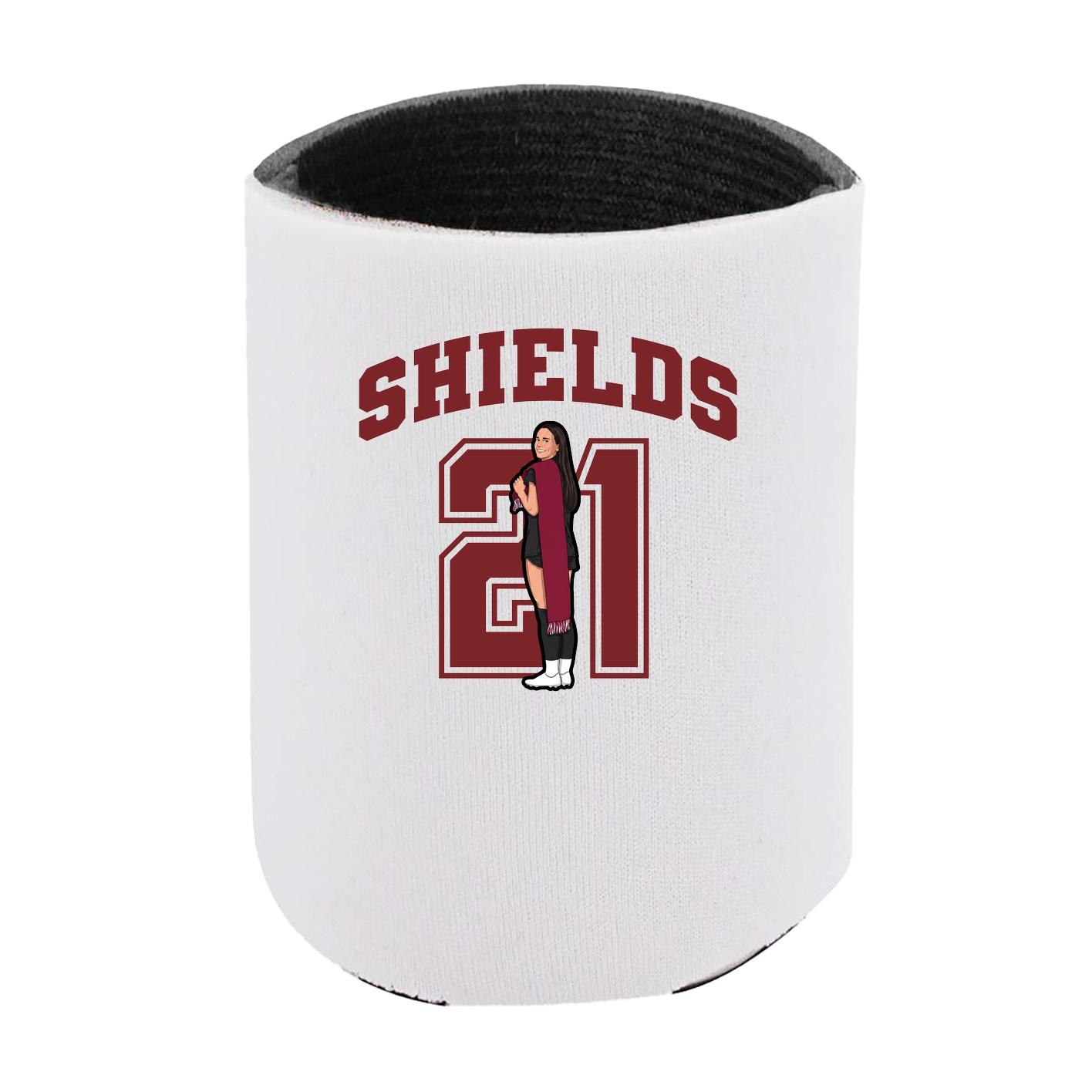 Can Holder — Number in White