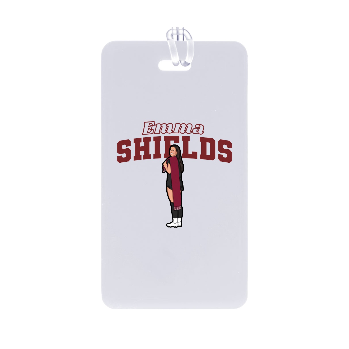 Bag Tag — Name Arch in Classic