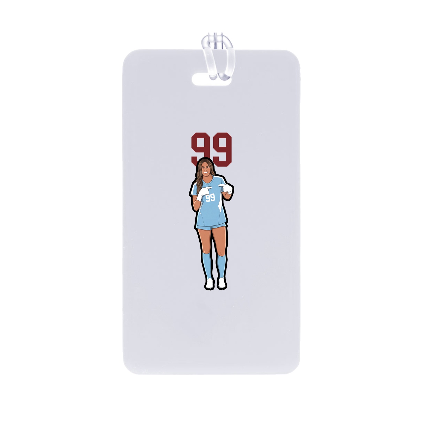 Bag Tag — Number Top in Classic