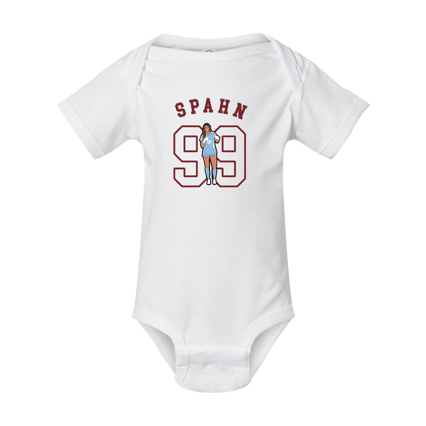 Baby Onesie — Shirsey Arch in White
