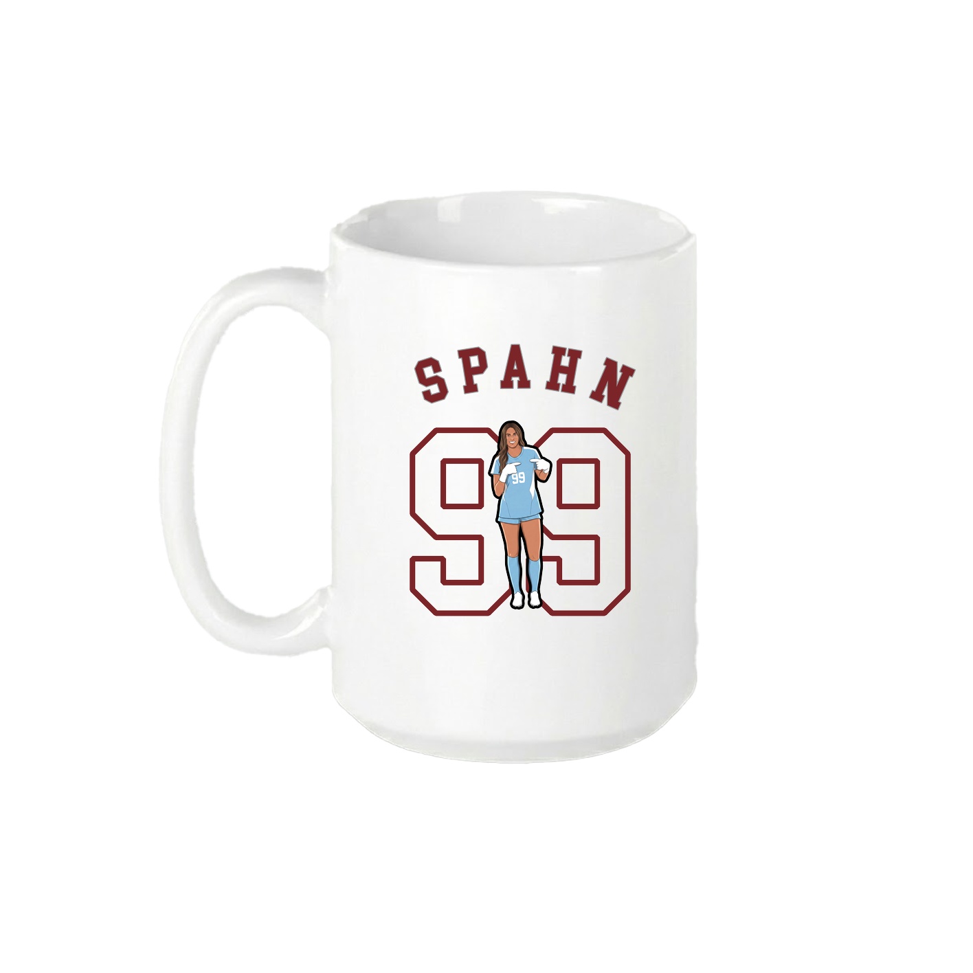 15oz Coffee Mug — Shirsey Arch in White