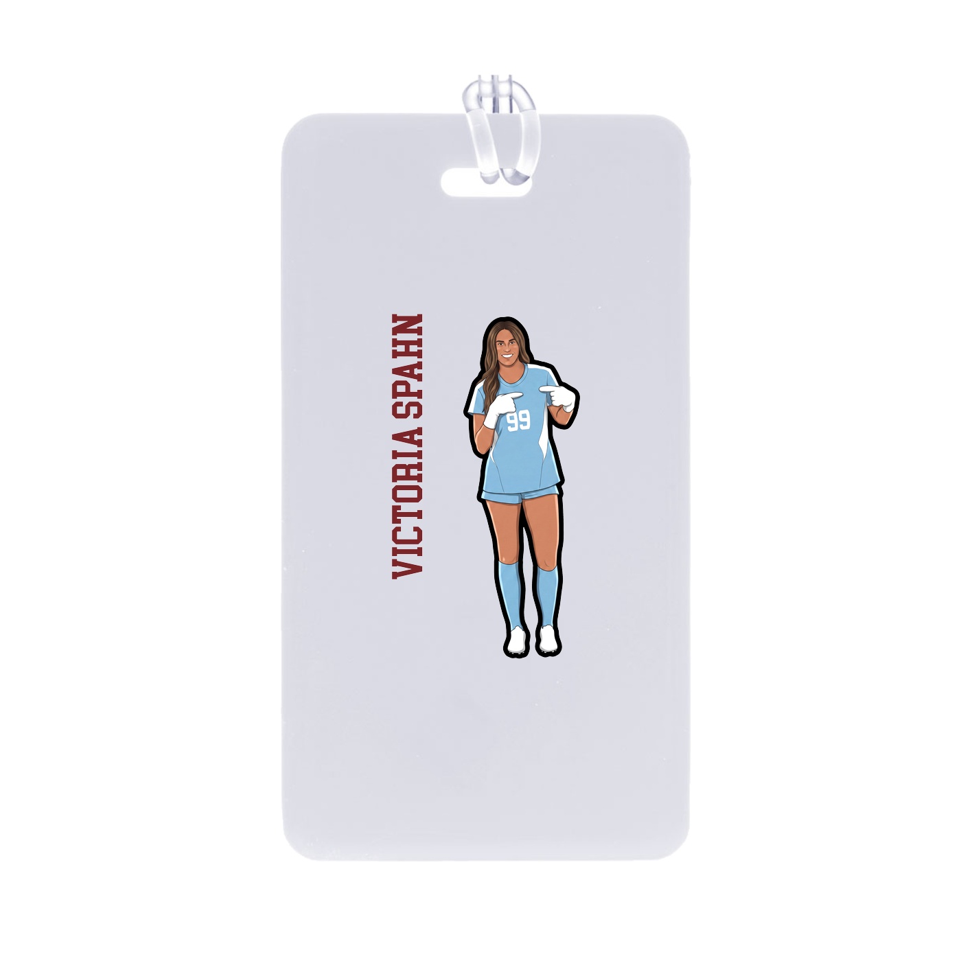 Bag Tag — Name Vertical in Classic