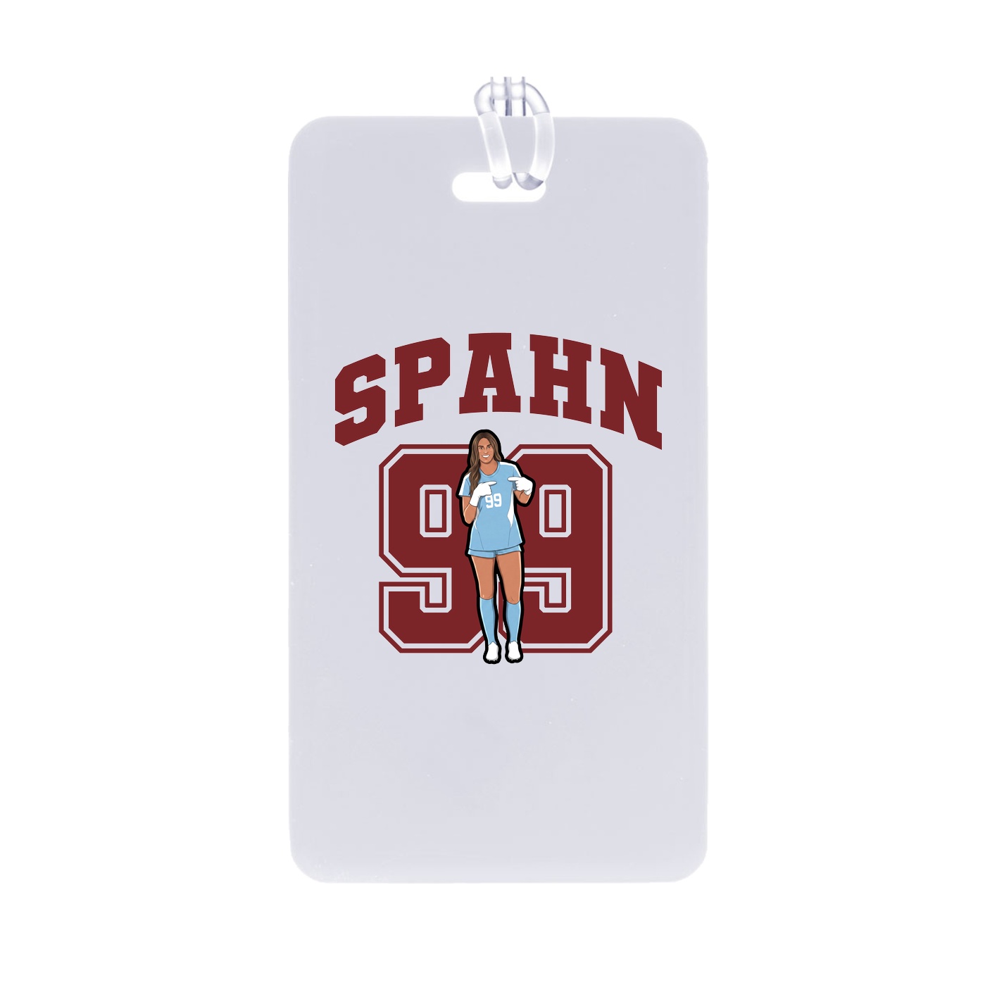Bag Tag — Number in Classic