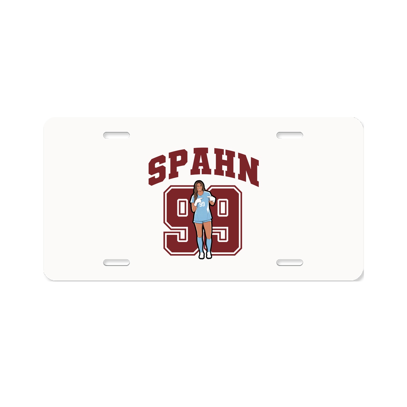 License Plate — Number in Classic