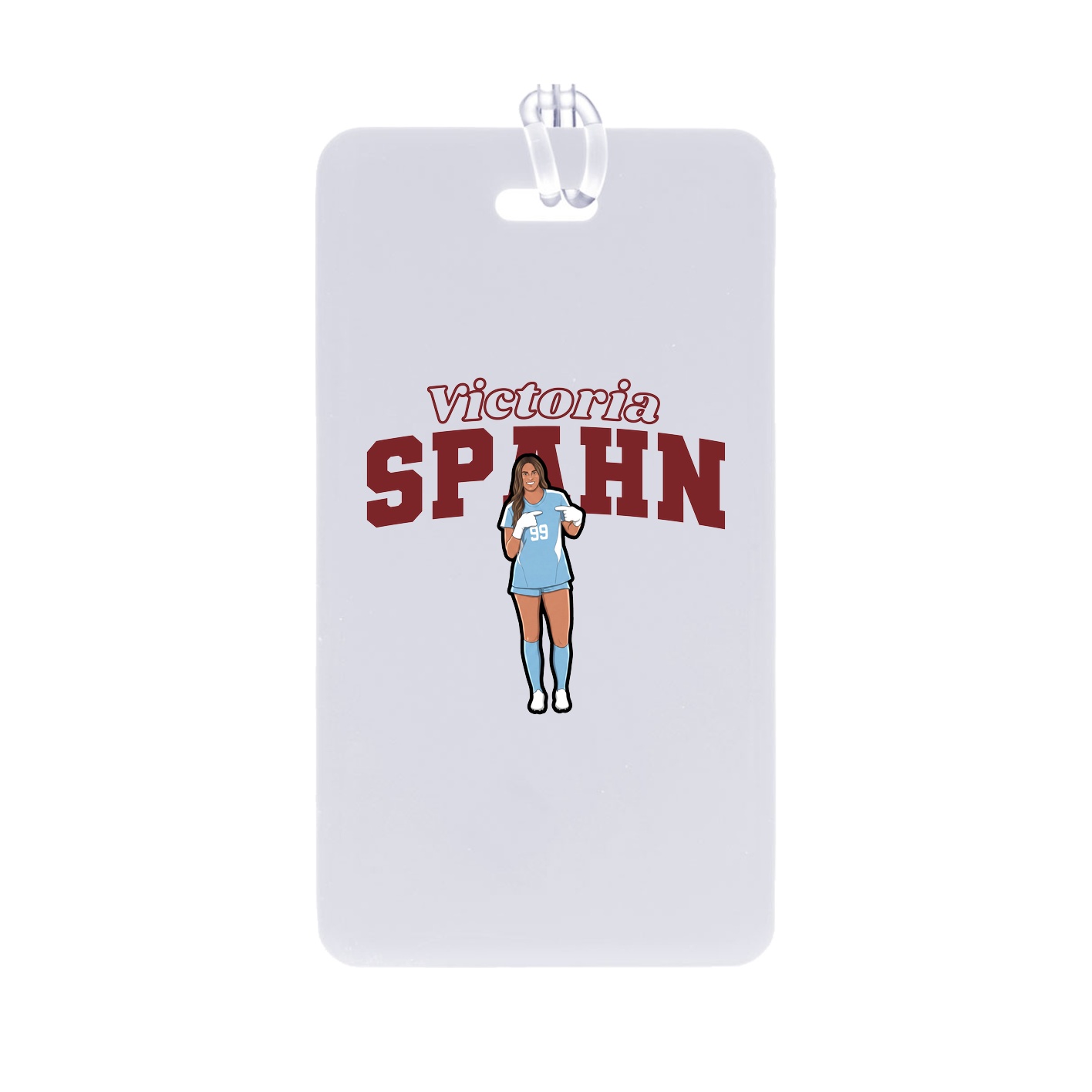 Bag Tag — Name Arch in Classic