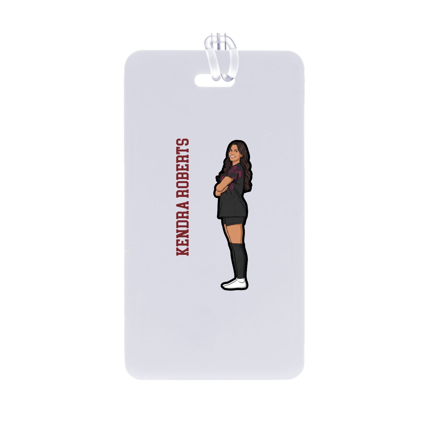Bag Tag — Name Vertical in Classic