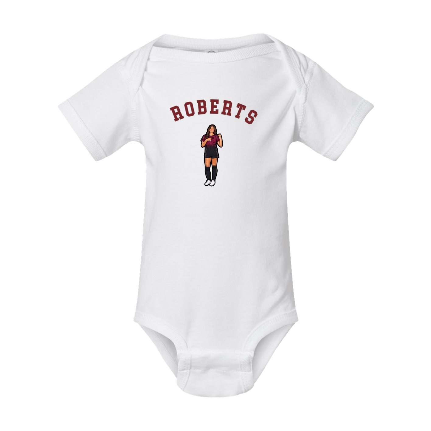 Baby Onesie — Shirsey Arch in White