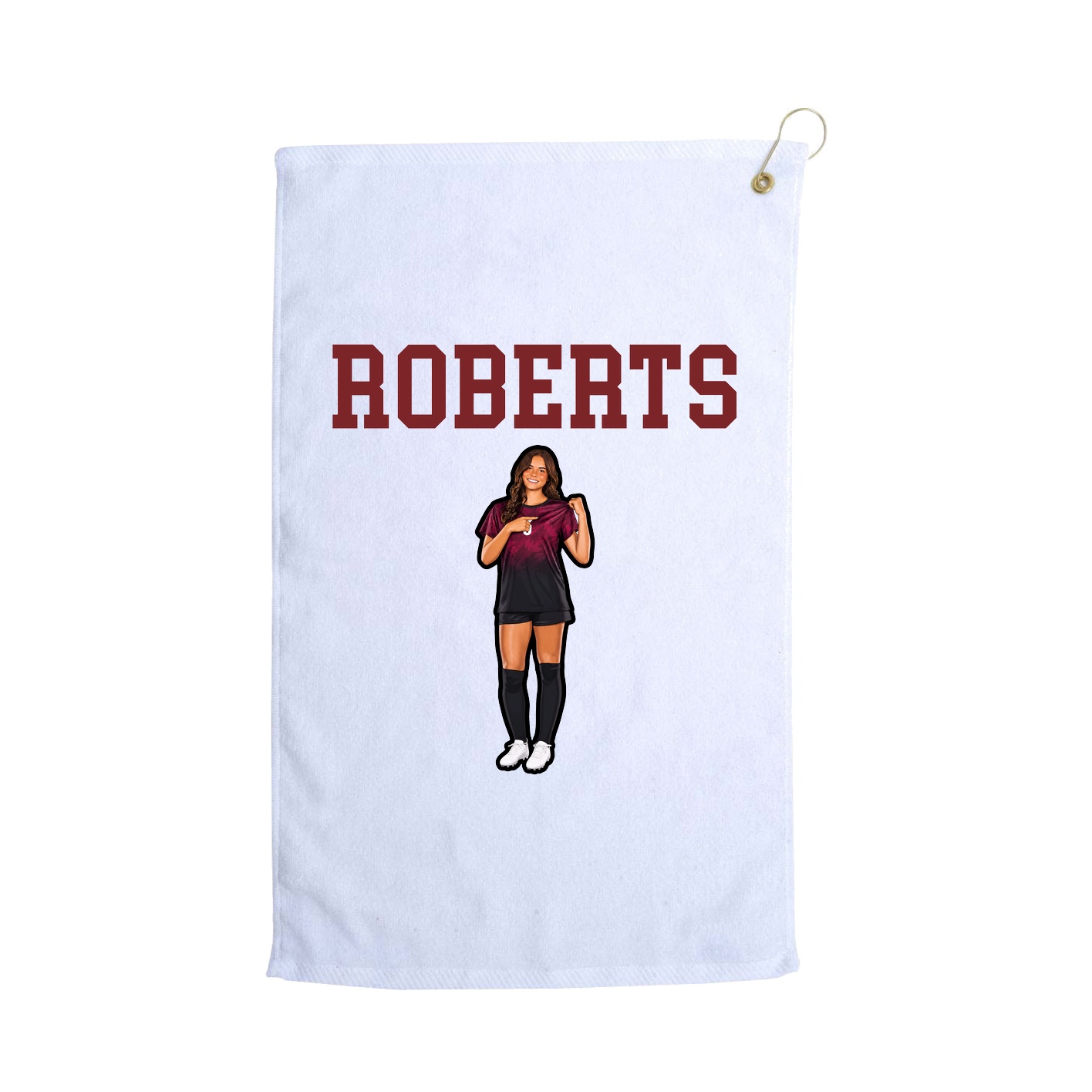 Golf Towel — Shirsey in White