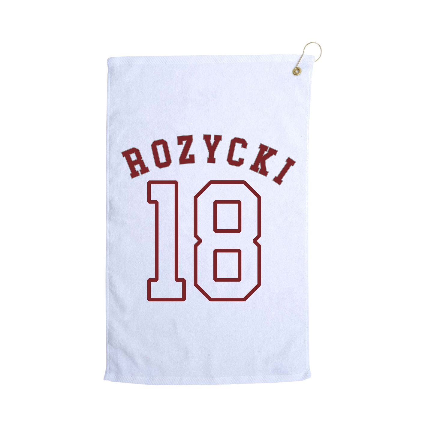 Golf Towel — Shirsey Arch in White